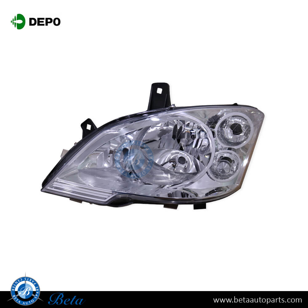Left Side Headlamp for Mercedes Vito W639 2010-2013 models, Part Number 6398201861 Left Side Headlamp for Mercedes Vito W639 2010-2013 models, Part Number 6398201861